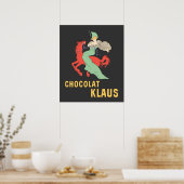 Retro ad Chocolat Klaus Poster (Küche)