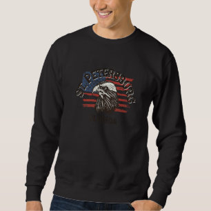 Retro Adler USA-Flagge Florida Vintage St Petersb Sweatshirt