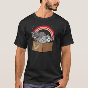 Retro Adoptiere eine Katze Verbotene Katzen Waschb T-Shirt