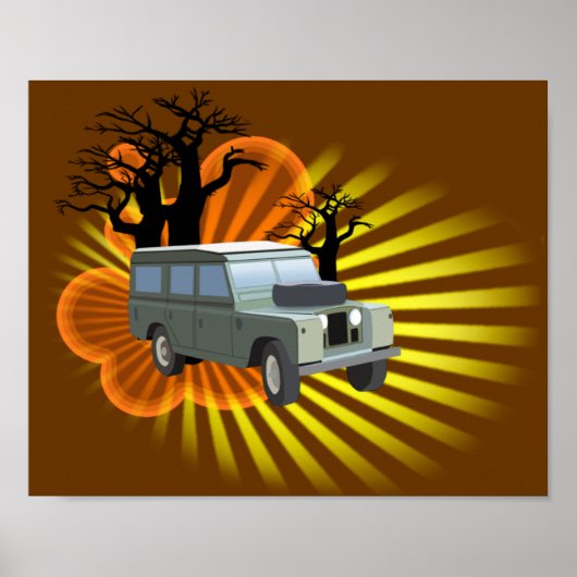 Retro Adventure Poster (Vorne)