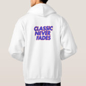 Retro Aesthetic Hoodie – Classic Minimalist (Rückseite)