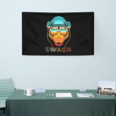 Retro-Affe wechseln Banner (Messeveranstaltung)