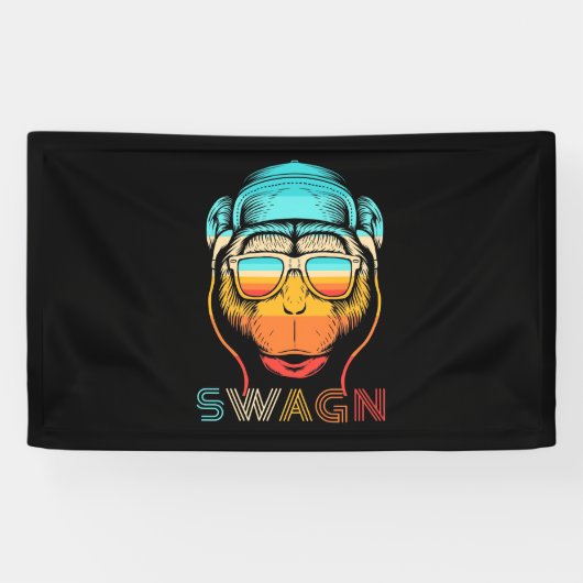 Retro-Affe wechseln Banner (Horizontal)