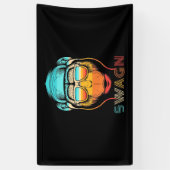Retro-Affe wechseln Banner (Vertikal)
