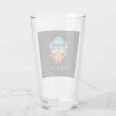 Retro-Affe wechseln Glas (Rückseite)