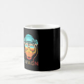 Retro-Affe wechseln Kaffeetasse (VorderseiteRechts)