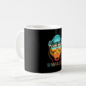 Retro-Affe wechseln Kaffeetasse (Vorderseite Links)