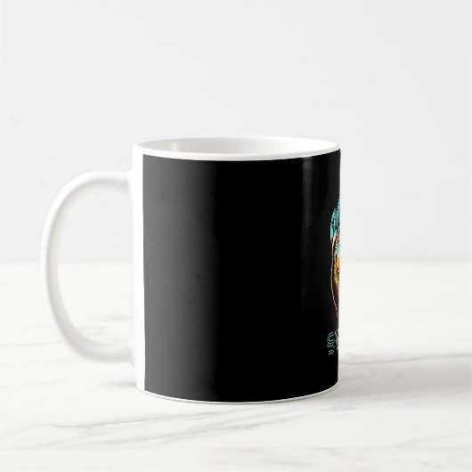 Retro-Affe wechseln Kaffeetasse (Links)