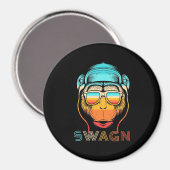 Retro-Affe wechseln Magnet (Vorderseite/Rückseite)