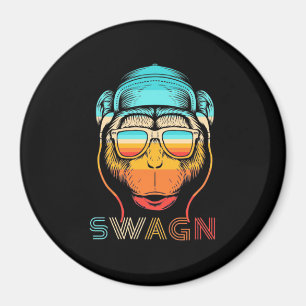 Retro-Affe wechseln Magnet