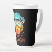 Retro-Affe wechseln Milchtasse (Rechte Ecke)