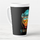 Retro-Affe wechseln Milchtasse (Linke Ecke)