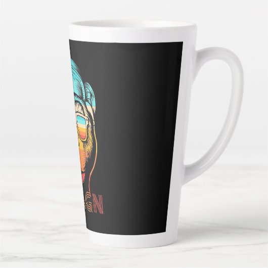 Retro-Affe wechseln Milchtasse (Rechts)