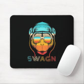 Retro-Affe wechseln Mousepad (Mit Mouse)