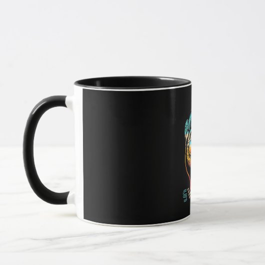 Retro-Affe wechseln Tasse (Links)