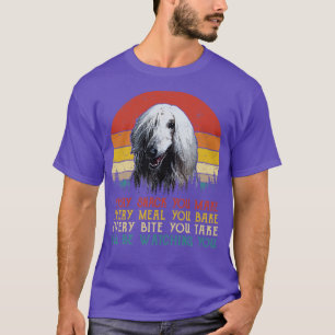 Retro afghanischen Hund jeden Snack, den Sie mache T-Shirt