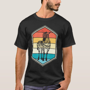 Retro Africa Animal Zebra T-Shirt
