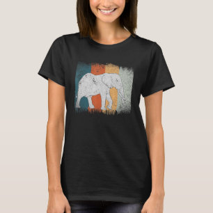 Retro Africa Safari Animal Wildlife Elephant T-Shirt