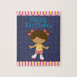 Retro afrikanischer amerikanischer puzzle