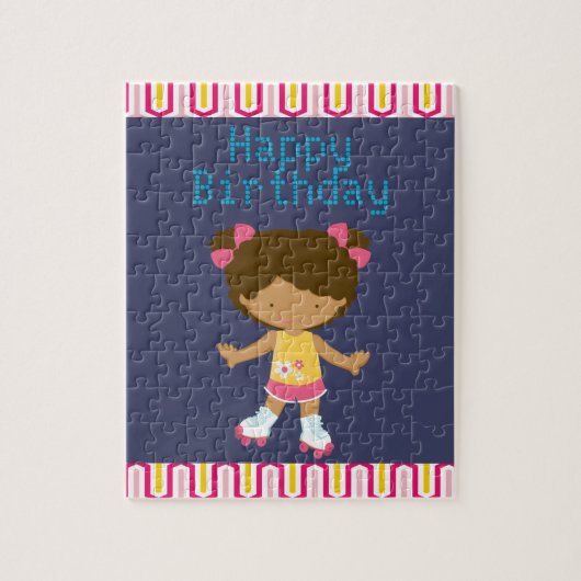 Retro afrikanischer amerikanischer puzzle (Vertikal)