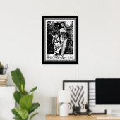 Retro Afro Pop Art Fashion Poster (Heimbüro)