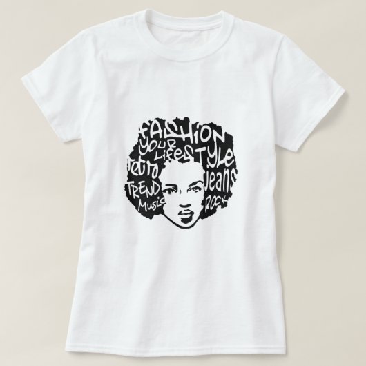 Retro Afro-T - Shirt (Design vorne)