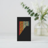 Retro Ägyptische Hieroglyphen Ägyptische Kultur Visitenkarte (Stehend Vorderseite)