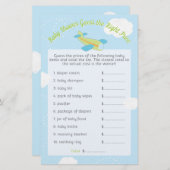 Retro Airplane Babydusche schätzt das richtige Pre (Vorne/Hinten)