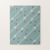 Retro Airplane Pattern Puzzle (Vertikal)