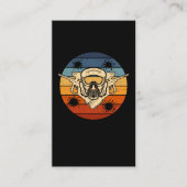 Retro Airsoft Match Paintball Player Visitenkarte (Vorderseite)