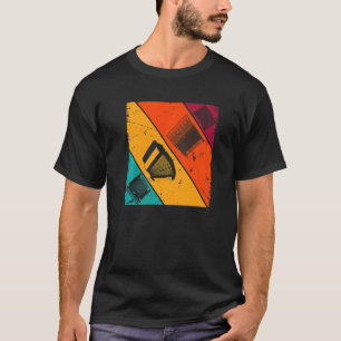 Retro Akkordeonmusiker Harmonika Akkordeonist T-Shirt
