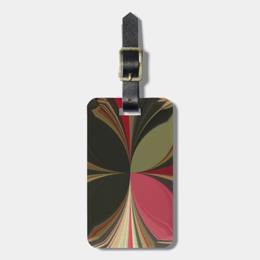 Retro Akuna Matata Gift elegantes Kleidungsstück F Gepäckanhänger (Vorderseite vertikal)