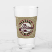 Retro Alabama Bridge Briefmarke Glas (Vorderseite)