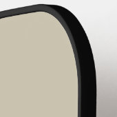 Retro Alabaster Three Across Striping with Name Pickleball Schläger (Linke Seite)