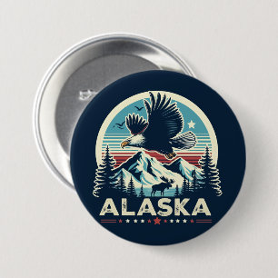 Retro Alaska Button