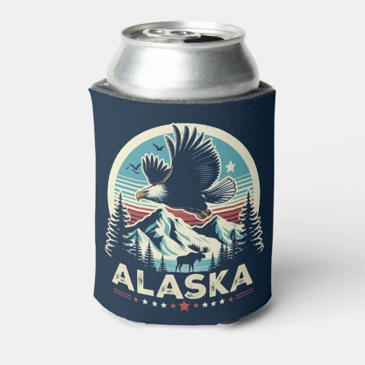 Retro Alaska Dosenkühler (Kanne Rückseite)