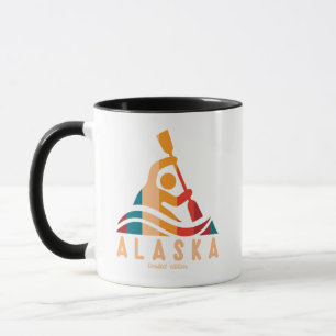 Retro Alaska Kayaking Tasse