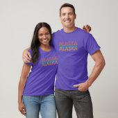 Retro Alaska State Design Oversized T-Shirt (Unisex)
