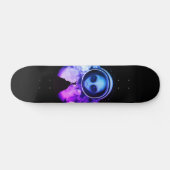 Retro Alien Astronaut Skateboard (Horizontal)