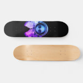 Retro Alien Astronaut Skateboard (Horizontal)