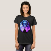 Retro Alien Astronaut T - Shirt (Vorne ganz)