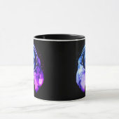 Retro Alien Astronaut Tasse (Zentrum)