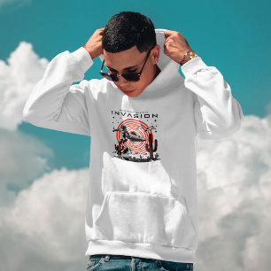 Retro-Alien-Invasion Hoodie
