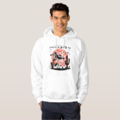 Retro-Alien-Invasion Hoodie (Vorne ganz)