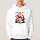 Retro-Alien-Invasion Hoodie (Vorderseite)