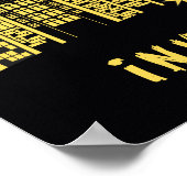 Retro Alien Invasion Poster (Ecke)