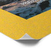 Retro Alien Sci-Fi Movie Inspired Wall Poster (Ecke)