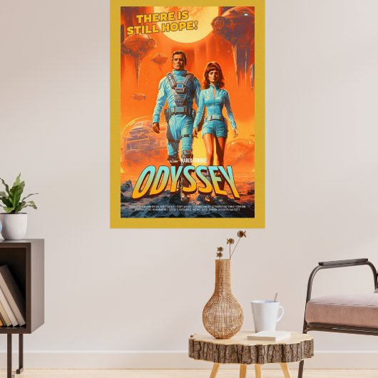 Retro Alien Sci-Fi Movie Inspired Wall Poster (Wohnzimmer 3)