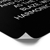 Retro Alien Sci-Fi Movie Inspired Wall Poster (Ecke)