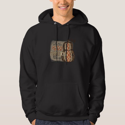 Retro All The Plaid Pumpkin Fall Autumn Family Tha Hoodie (Vorderseite)